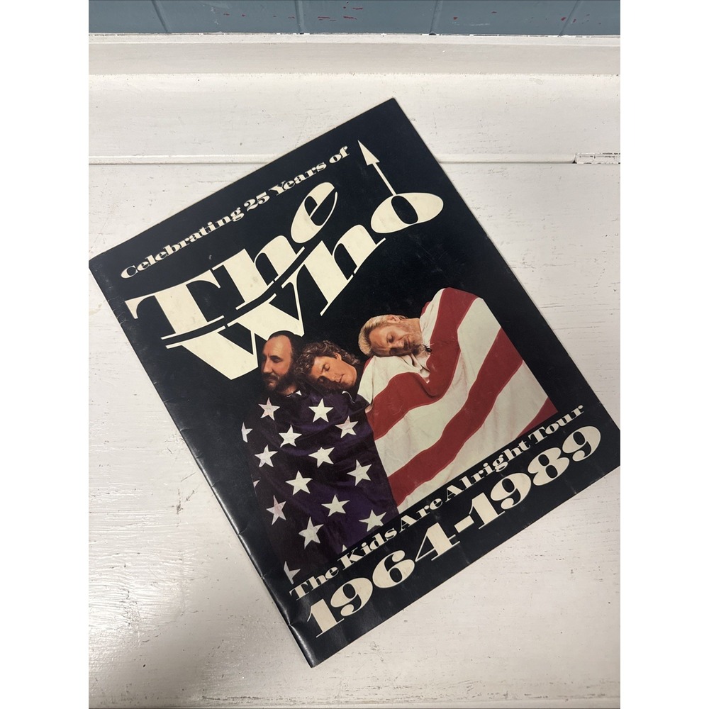 The Who The Kids Are Alright Tour 1964-1989 Concert Program Book GUC